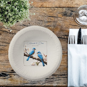 Bols En Carton Mariage Spring Bluebirds