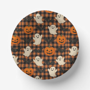 Bols En Carton Mignonne, en vichy halloween fantôme chauves-souri