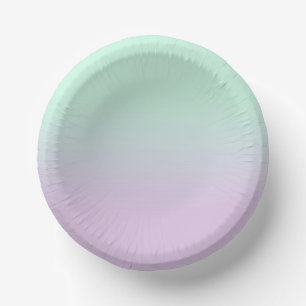Bols En Carton Mint Esthétique Pastel Et Ombre Gradient Lilac