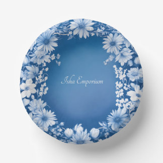 Bols En Carton Motifs de fleurs sur les cuves de papier