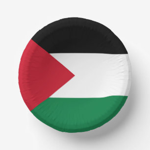 Bols En Carton officiellement le drapeau de l'État de Palestine