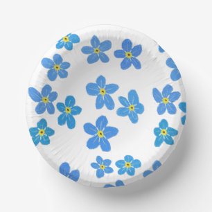 Bols En Carton Oubliez-moi pas Flowers Paper Bowl