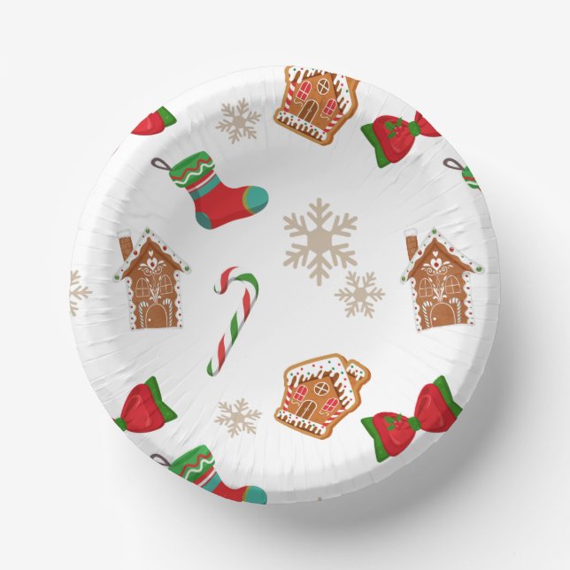 Bols En Carton Pains d'épice de Noël (Recto)