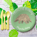 Bols En Carton Pangolin Party Kids 6th Birthday Green Ajouter un<br><div class="desc">Pour l'enfant qui aime les pangolins. Ce mignon pangolin invitation les fans des droits des animaux à une fête d'anniversaire. Personnalisez ce Pangolin avec le numéro de l'anniversaire et le nom de la fille ou du garçon de la fête et vous êtes tous prêts pour un anniversaire amusant emballé pangolin...</div>