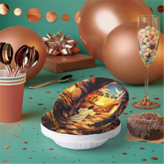 Bols En Carton Paper Bowls 7" Jesus Resurrection Paper Cut Art