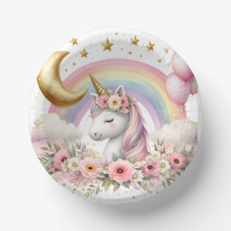 Bols En Carton Pastel Unicorn