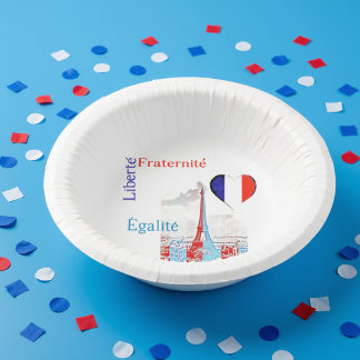 Bols En Carton Patriotique français