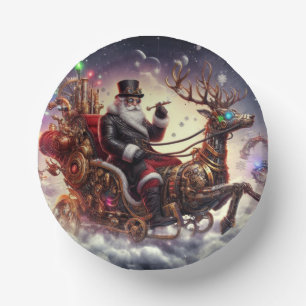 Bols En Carton Père Noël/Reindeer steampunk Noël/hiver