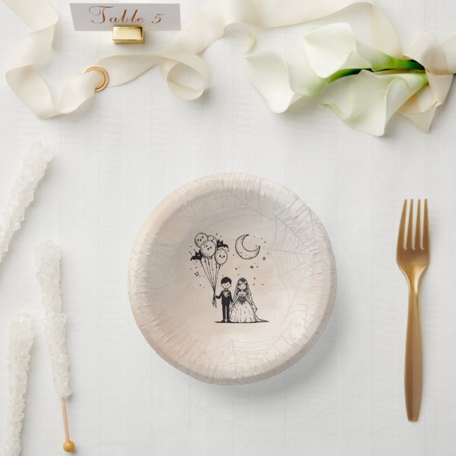 Bols En Carton Petit Couple Effrayant (Mariage)