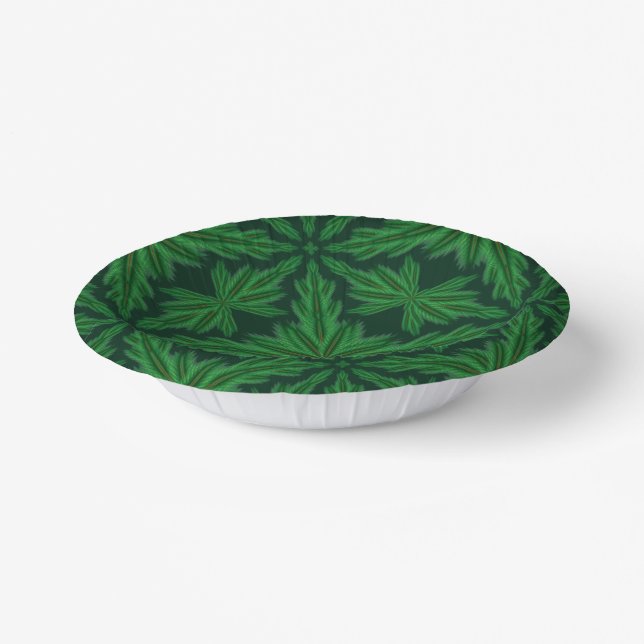Bols En Carton Pine Mandala Forest Paper Bowls (Angulaire)