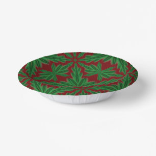 Bols En Carton Pine Mandala Garnet Papier Bowls