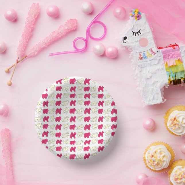Bols En Carton Pink Animal Crackers Cookies Circus Anniversaire (Fête)