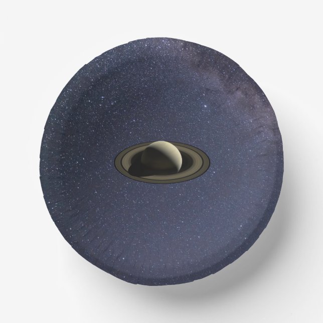 Bols En Carton Planète Saturne (Recto)