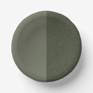 Bols En Carton Plaque de papier vert Moon Phase Moss - personnali
