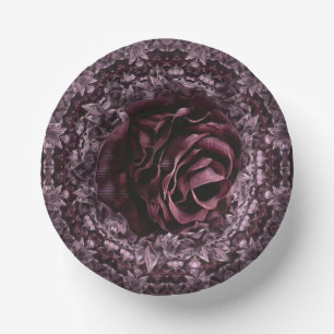 Bols En Carton Rose Mandala