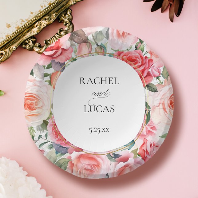 Bols En Carton Roses roses roses roses romantiques (Créateur téléchargé)