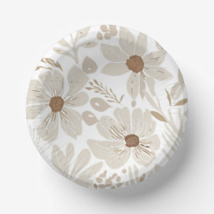 Bols En Carton Rustique Fleur sauvage en terre cuite Boho style p