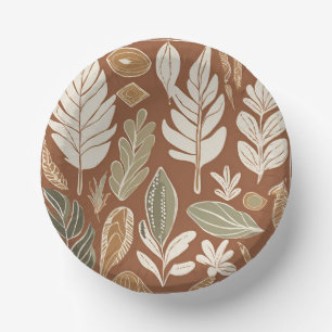 Bols En Carton Rustique Fleur sauvage en terre cuite Boho style p
