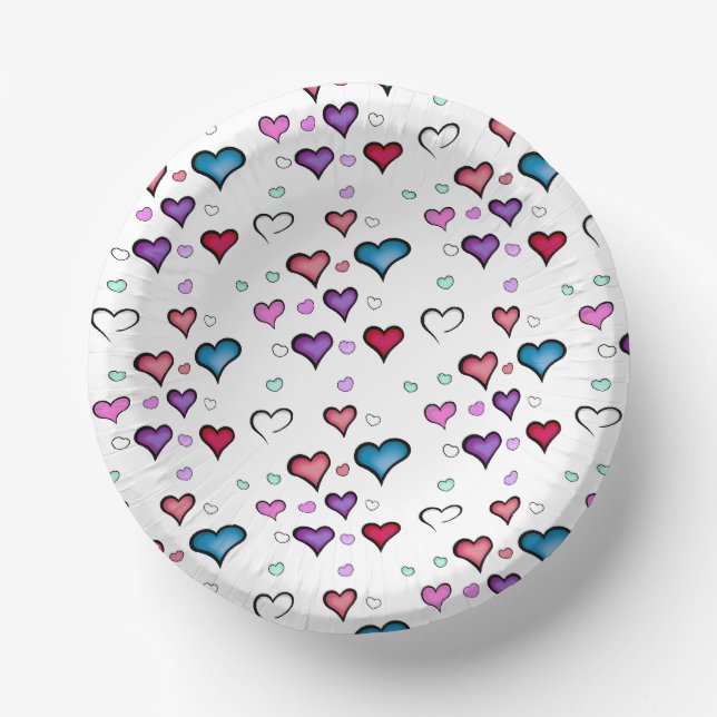 Bols En Carton Saint Valentin (Recto)