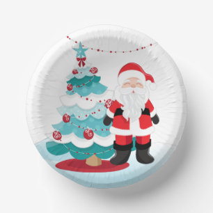 Bols En Carton Santa Claus