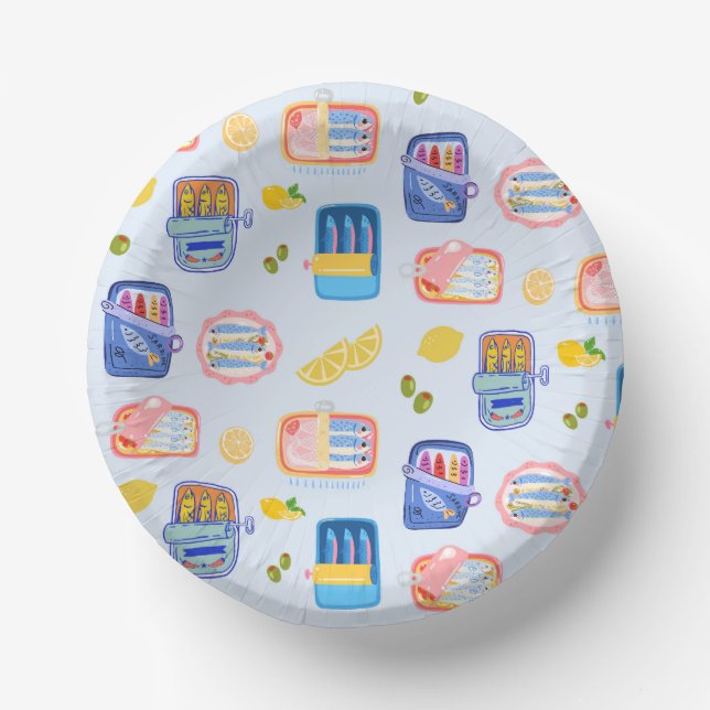 Bols En Carton Sardines et citrons (Recto)