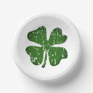 Bols En Carton St Patrick's day party green Paper Soup Bowls