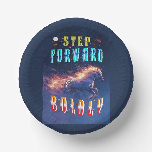 Bols En Carton Step Forward Boldly (Recto)
