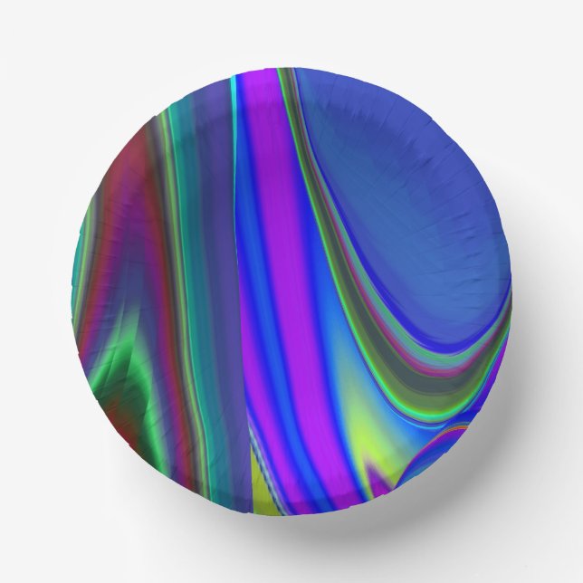 Bols En Carton Summerfeel, Rainbowart 3D Abstrait (Recto)