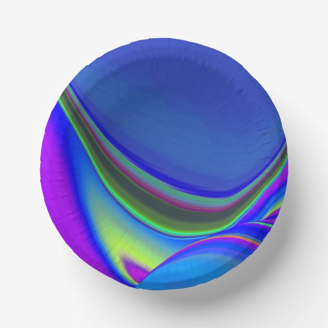 Bols En Carton Summerfeel, Rainbowart 3D Abstrait (Recto)
