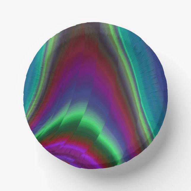 Bols En Carton Summerfeel, Rainbowart 3D Abstrait (Recto)