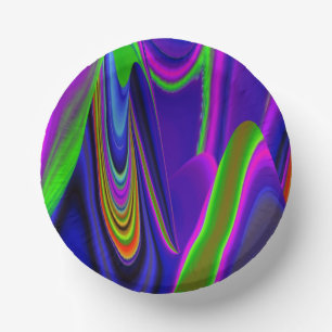 Bols En Carton Summerrainbow, Rainbowart 3D Abstrait