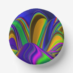 Bols En Carton Summerrainbow, Rainbowart 3D Abstrait