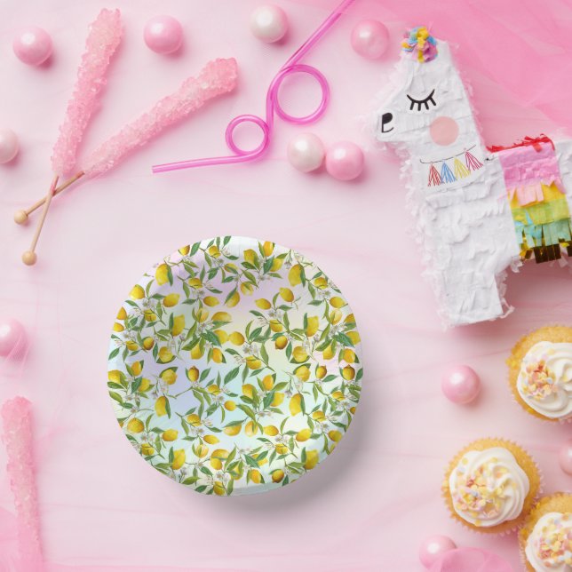 Bols En Carton Tropical Citrus été frais Orange lemon Slice (Fête)