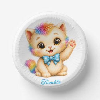 Bols En Carton Tumble le papier à motif de chaton
