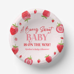 Bols En Carton Un Baby shower de fraise Berry Sweet Baby