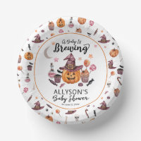 Un bébé brasse Jack-O-Lanterne Douche Halloween