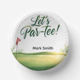 Bols En Carton Vert de putting de parcours de golf 