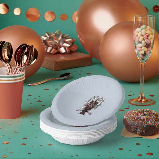 Bols En Carton Volying Fox Sky Blue Paper Bowls (Multi)