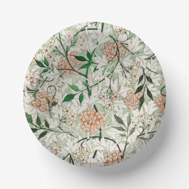 Bols En Carton William Morris Jardin Fleur de Jasmin Classique (Recto)