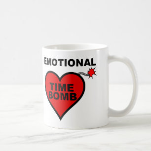 Bombe à Temps Émotionnelle Mug Drôle ou Tasse de V