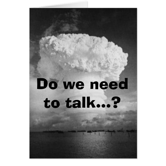 bombe, avons-nous besoin de parler... ? (Devant)