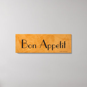 Bon Appetit Cuisine Toscane sur Toile