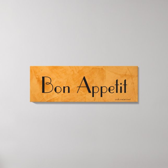 Bon Appetit Cuisine Toscane sur Toile (Recto)