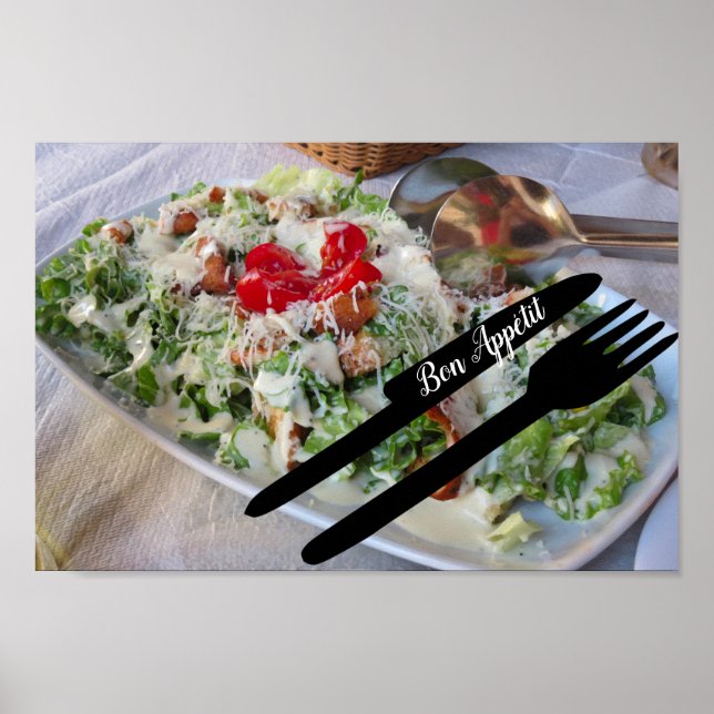 Bon Appétit Greek Salad Poster (Devant)