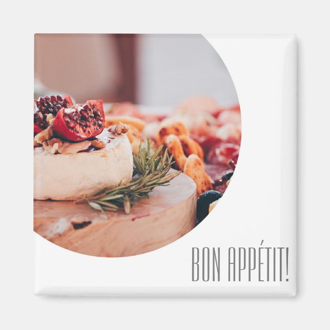 Bon Appetit Planche de Fromage Magnet pour Nourrit (Devant)