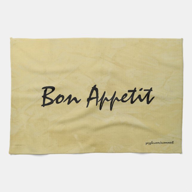 Bon Appetit Toscan Sun Serviette de cuisine (Horizontal)