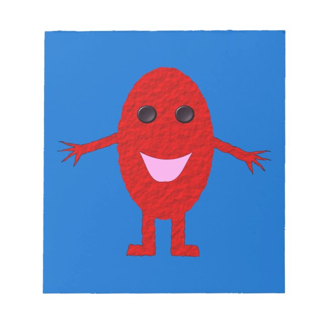 Bon Bloc-notes de raisin rouge (Devant)