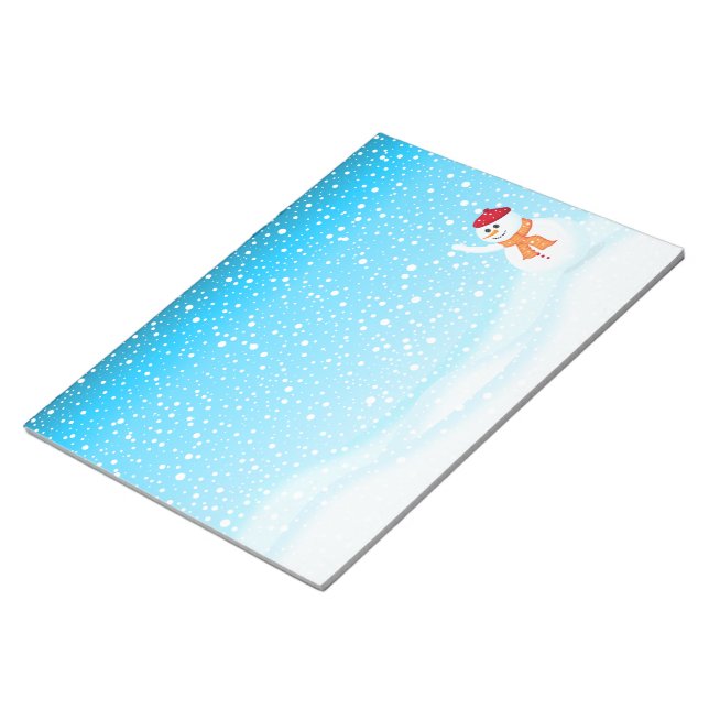 Bon Bloc-notes Snowman (Incliné)