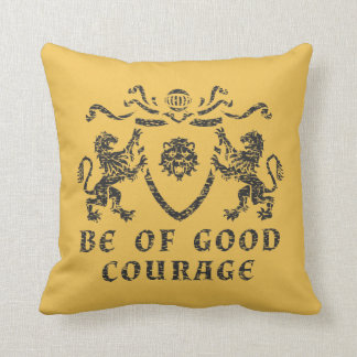 Bon Courage Blazon Lance Oreiller