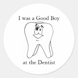Bon garçon aux Stickers Dentist
